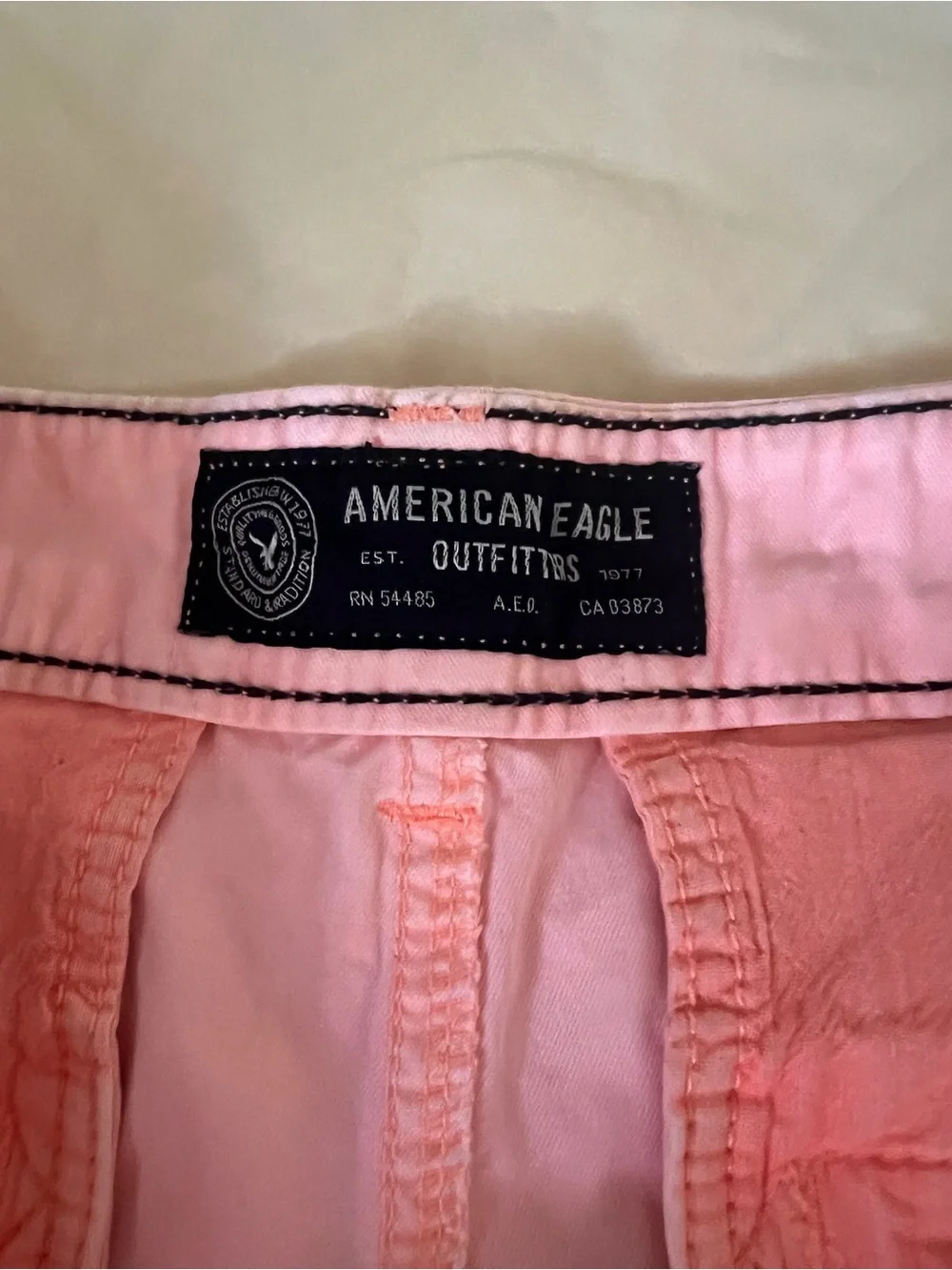 American Eagle Outfitters Pink Women's Chino Bermuda Shorts